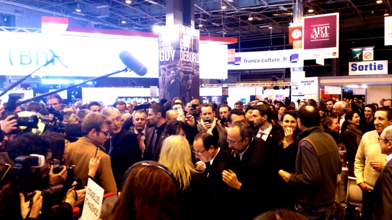 File:21 03 2013, François Hollande à l'inauguration du Salon du livre Paris - Credit photo Lingua Veritas.jpg